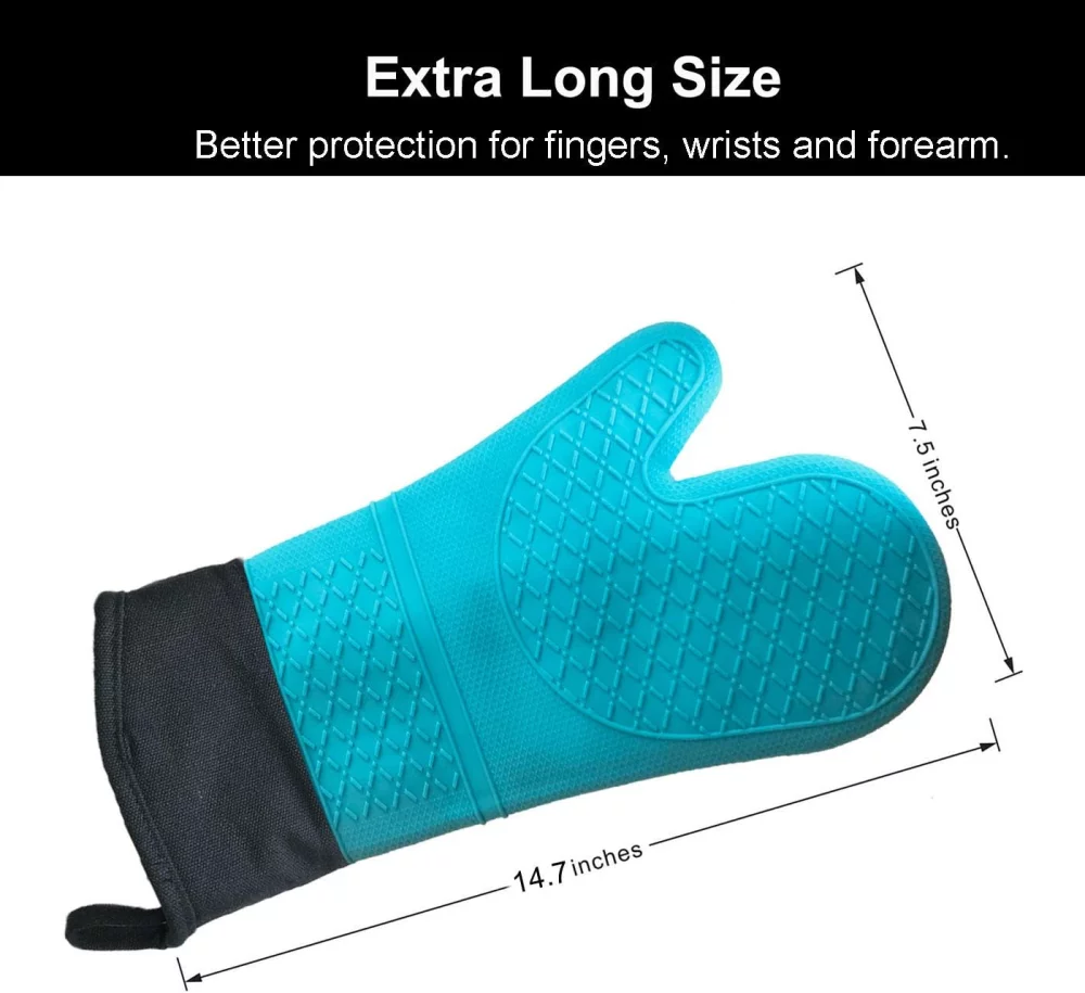 Silicone baking mitt
