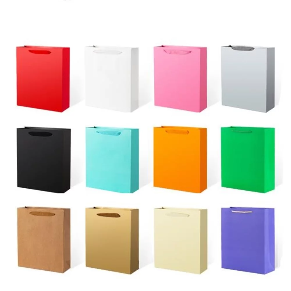 Kraft Paper Handheld Shopping Tote Bag