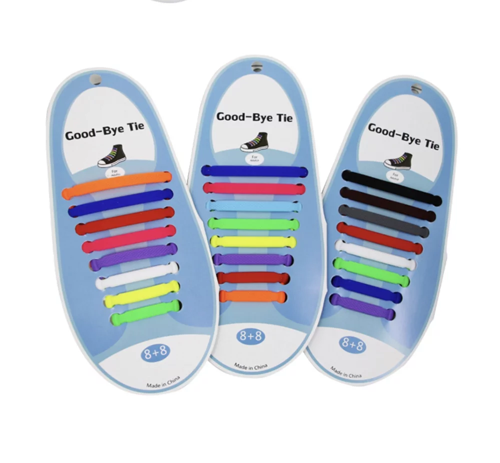 Lacet élastique en silicone sans nœud