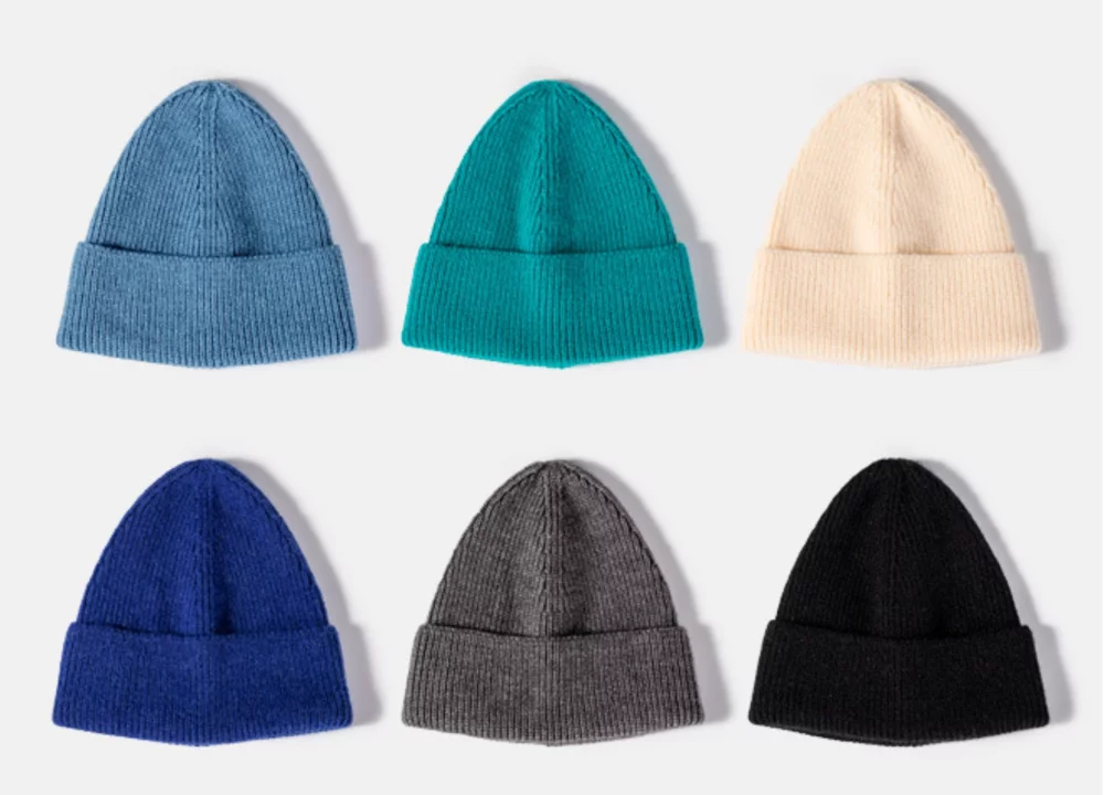 Fashion Style Solid Color Knit Beanie