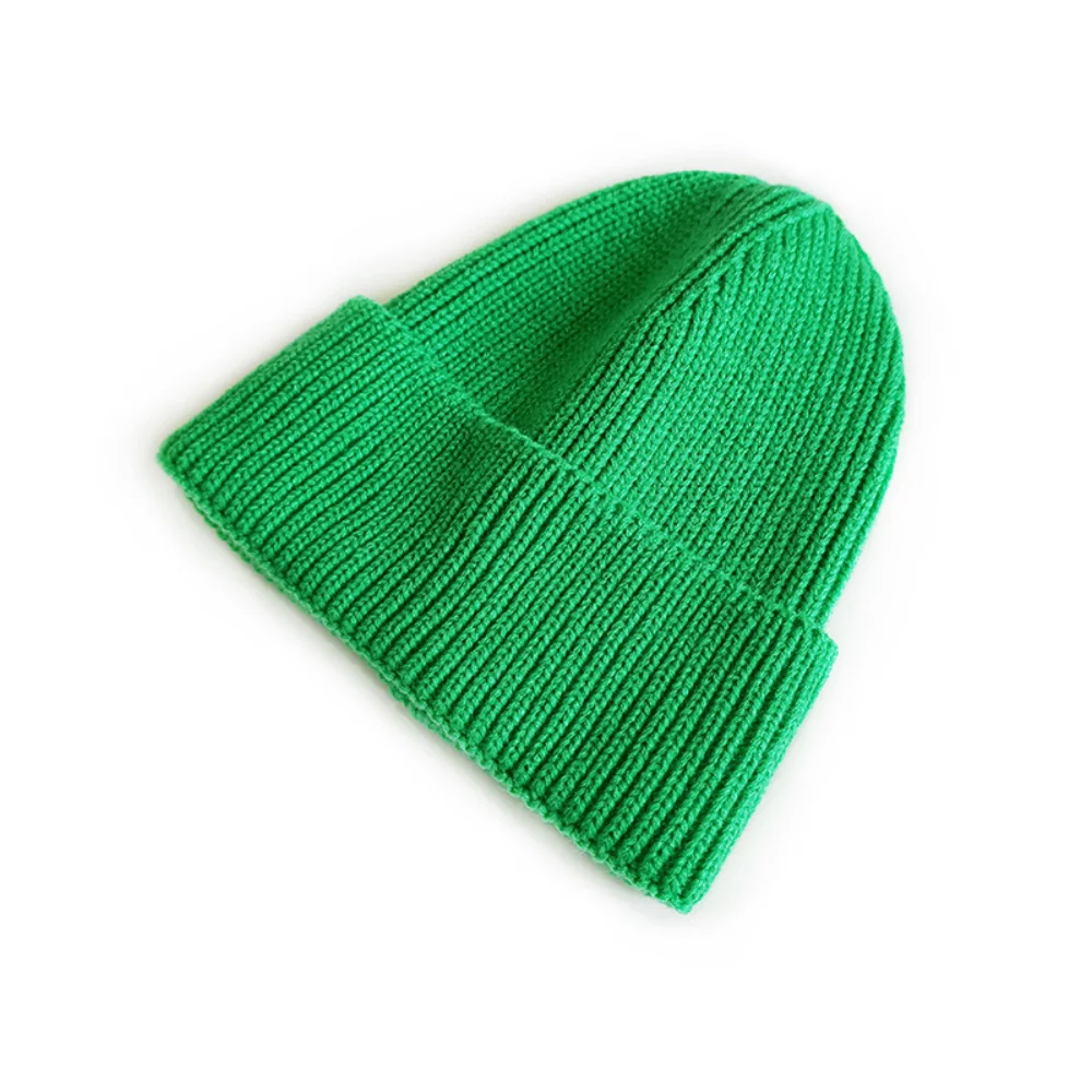 Fashion Style Solid Color Knit Beanie