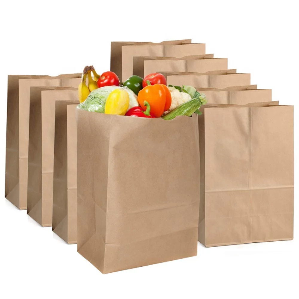 Sac d'épicerie en papier kraft