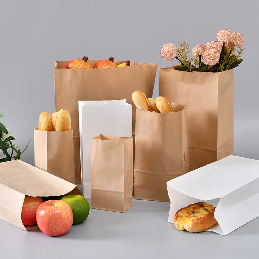 Kraft Paper Grocery Bag