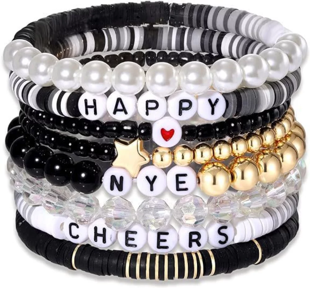 Bracelets en perles acryliques