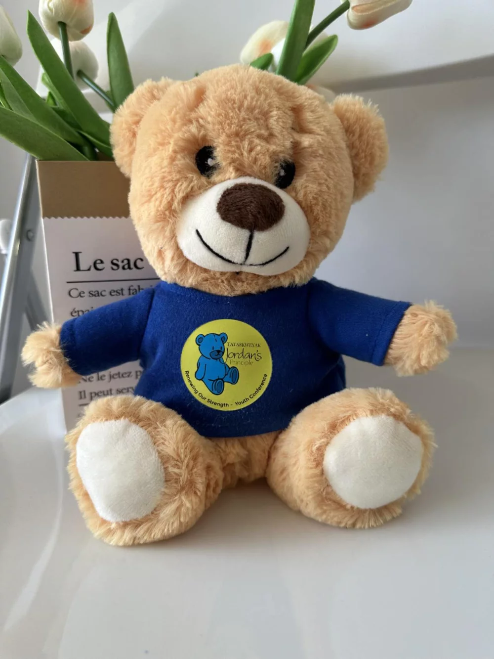 8" Plush Bear With T-Shirt