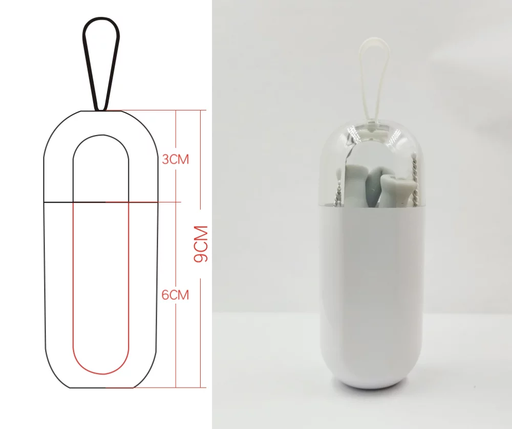Collapsible Silicone Straws Kit