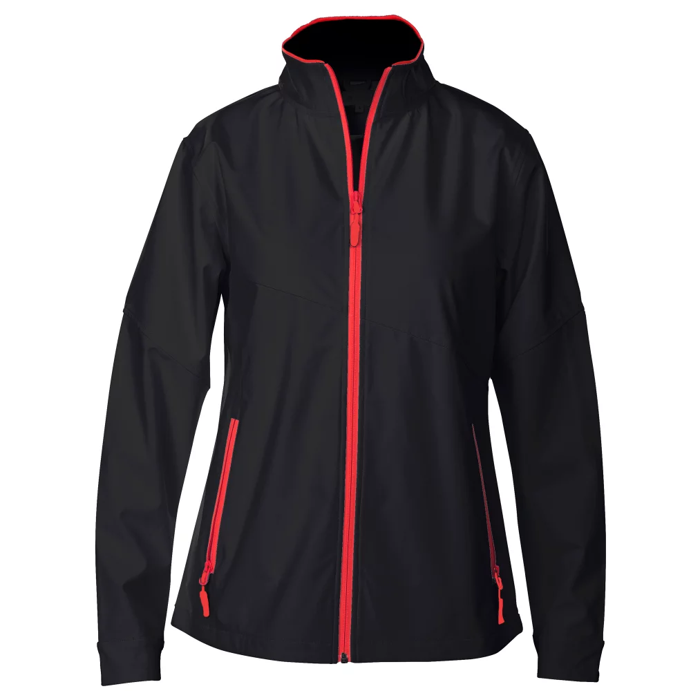 Women's Lightweight Performance Jacket w/Bonded Mesh Lining & Contrast Color Back Insert Panel