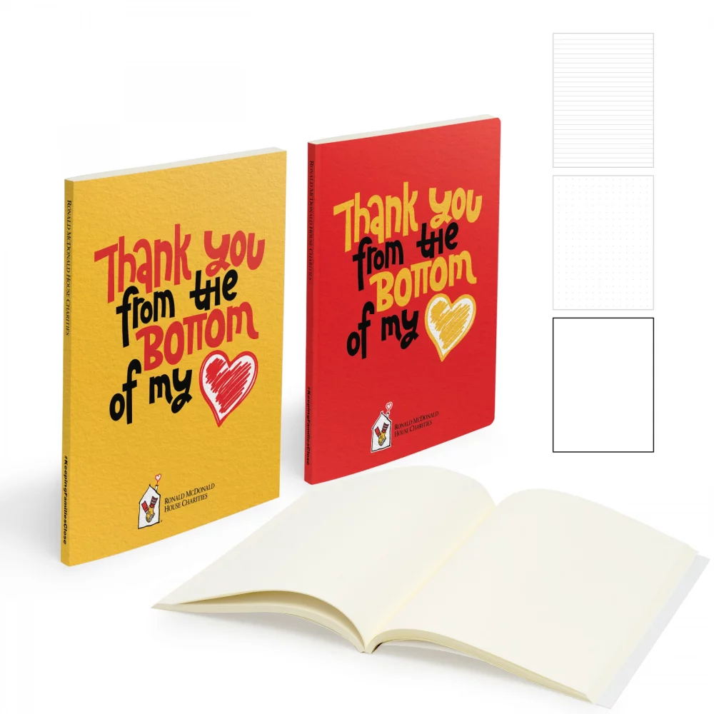 Carnet à reliure parfaite Medio 5" x 7" avec 150 pages