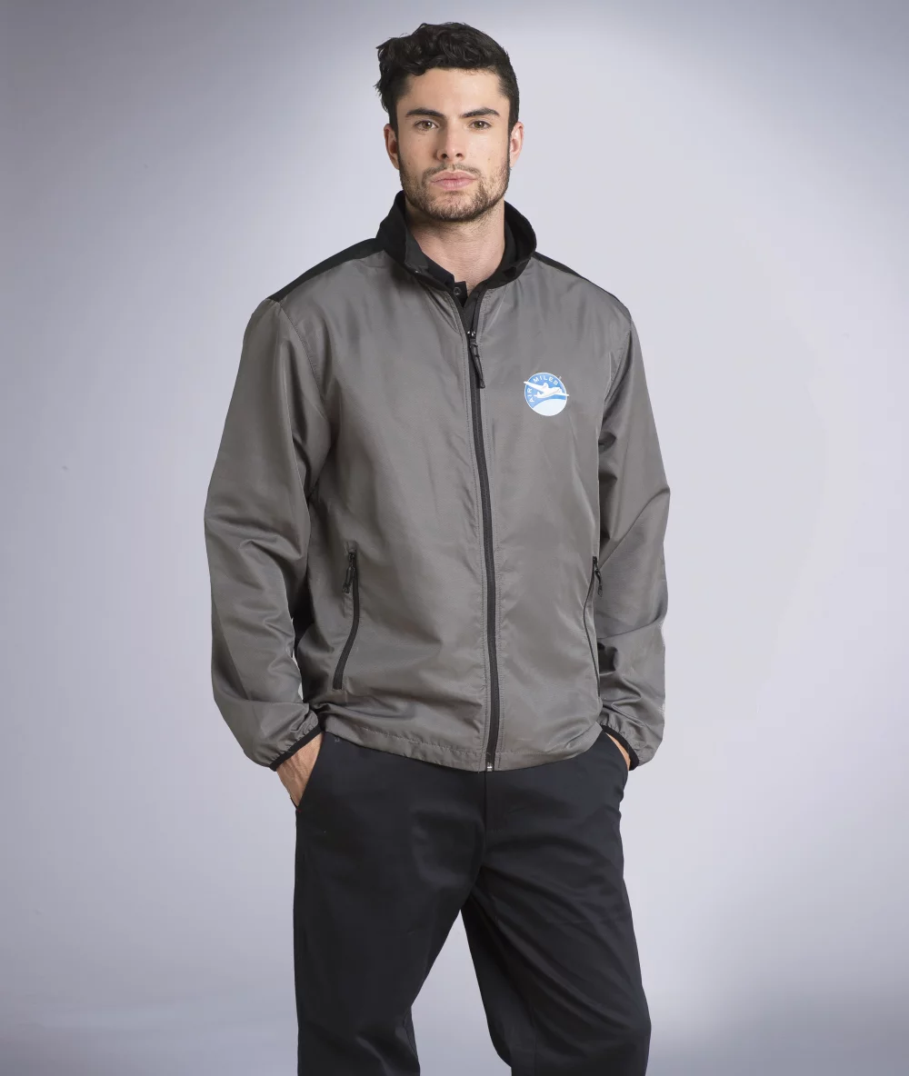 Veste légère à blocs de couleur pour hommes