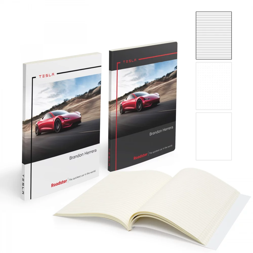 Cahier relié Magna format 5,5" x 8,25" avec 150 pages