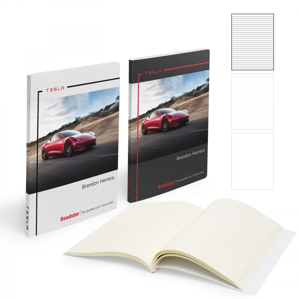 Cahier relié Magna format 5,5" x 8,25" avec 150 pages