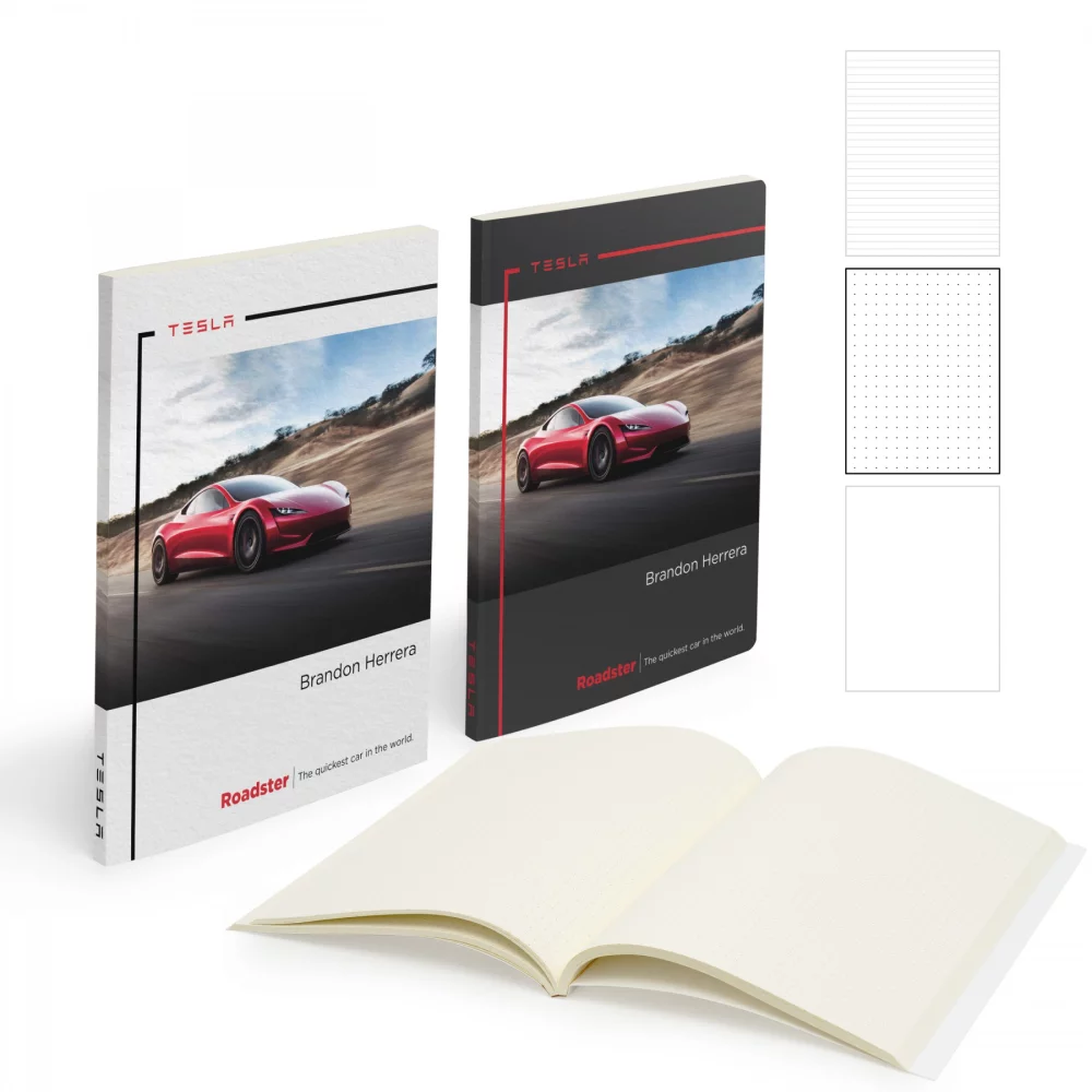 Cahier relié Magna format 5,5" x 8,25" avec 150 pages
