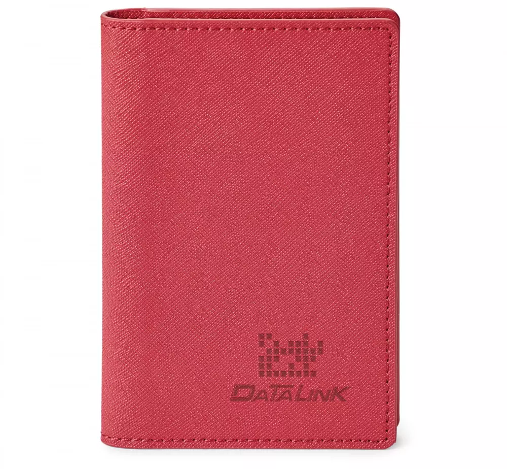 Porte-passeport / livret RFID en cuir véritable