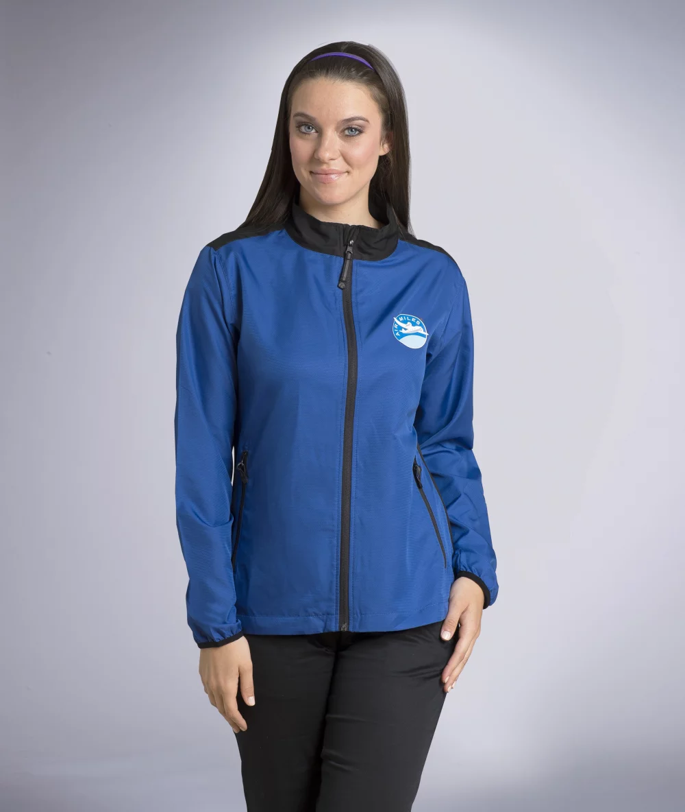 Veste légère à blocs de couleur pour femmes