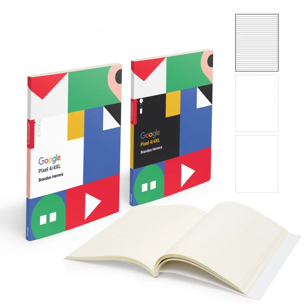 Cahier à reliure parfaite puissant de 7" x 9" avec 150 pages