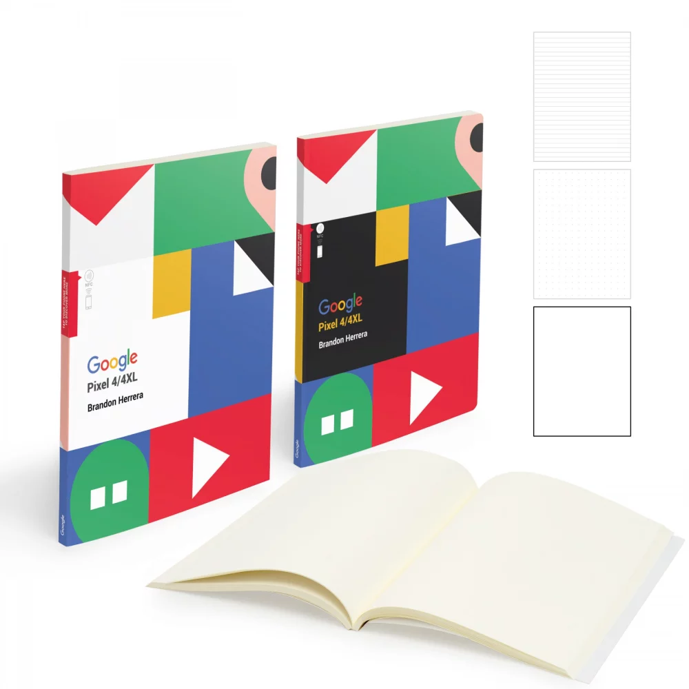 Cahier à reliure parfaite puissant de 7" x 9" avec 150 pages