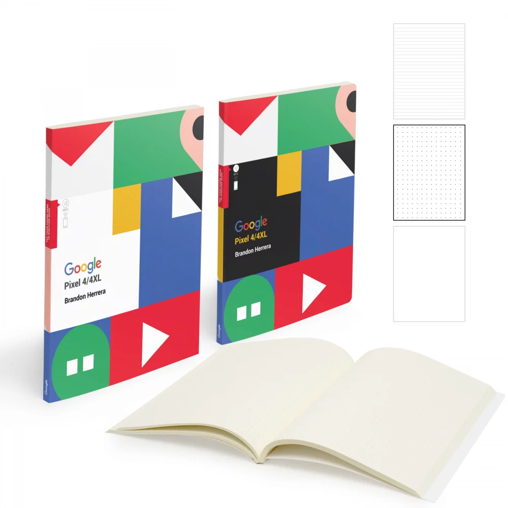 Cahier à reliure parfaite puissant de 7" x 9" avec 150 pages