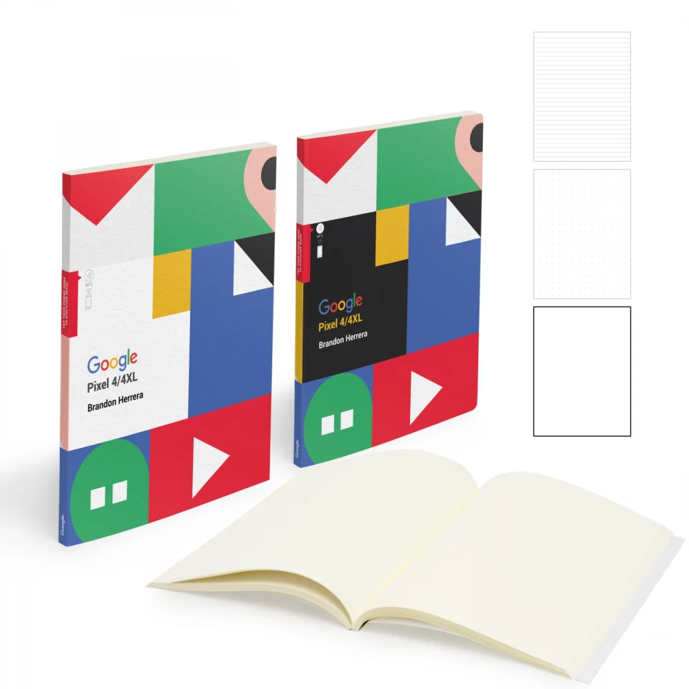 Cahier à reliure parfaite puissant de 7" x 9" avec 150 pages