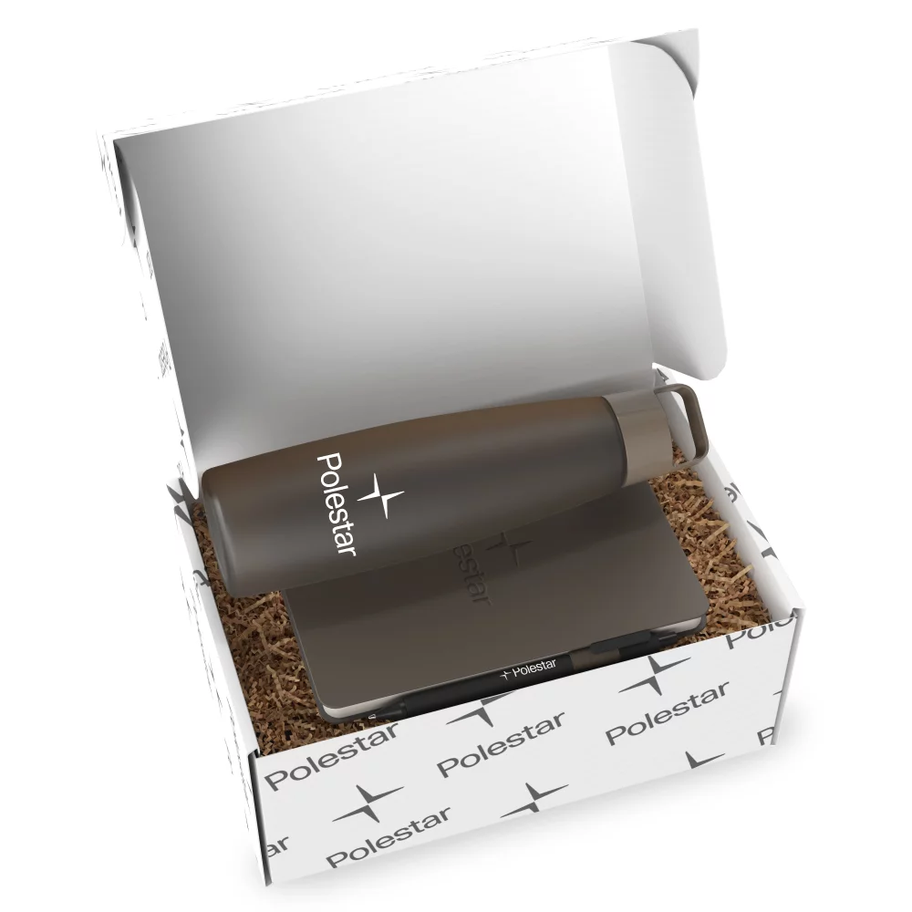 On Display! 2-Piece Gift Set in a Droppr - Custom Dropship Box