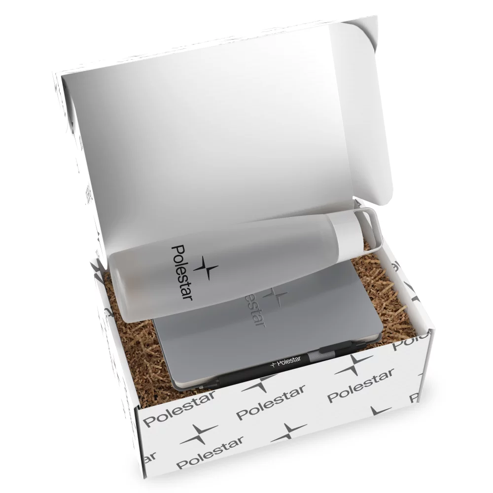 On Display! 2-Piece Gift Set in a Droppr - Custom Dropship Box