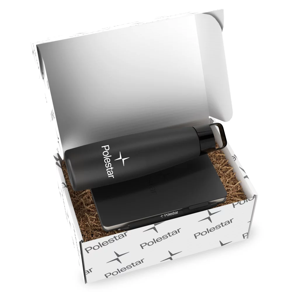 On Display! 2-Piece Gift Set in a Droppr - Custom Dropship Box