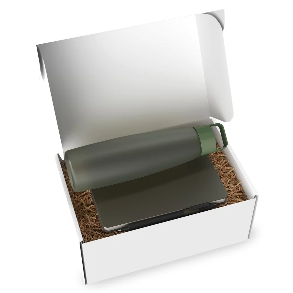 On Display! 2-Piece Gift Set in a Droppr - Custom Dropship Box