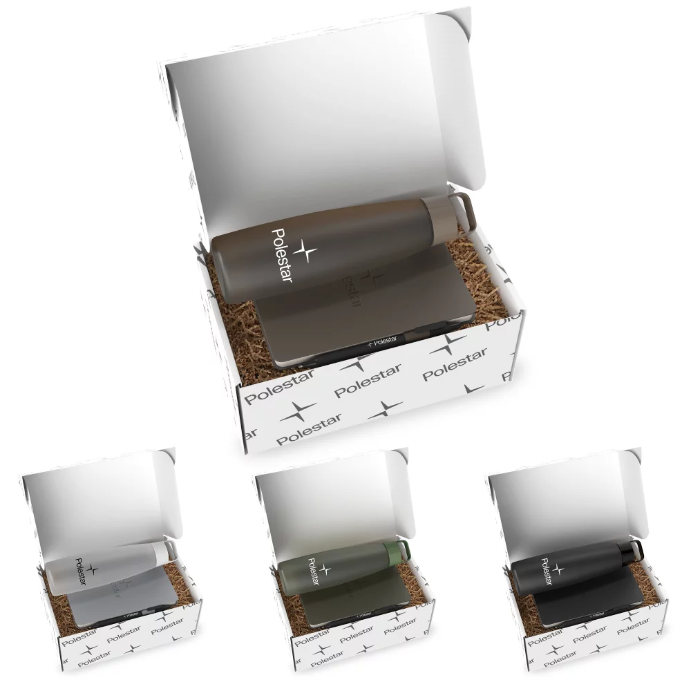 On Display! 2-Piece Gift Set in a Droppr - Custom Dropship Box