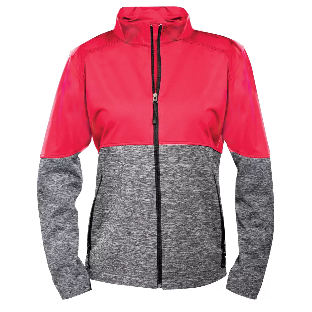 Veste légère pour femme en mélange de couleurs avec dos en mesh.