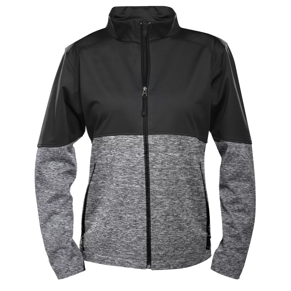 Women's Lightweight Performance Melange Color Block Jacket w/Mesh Backing