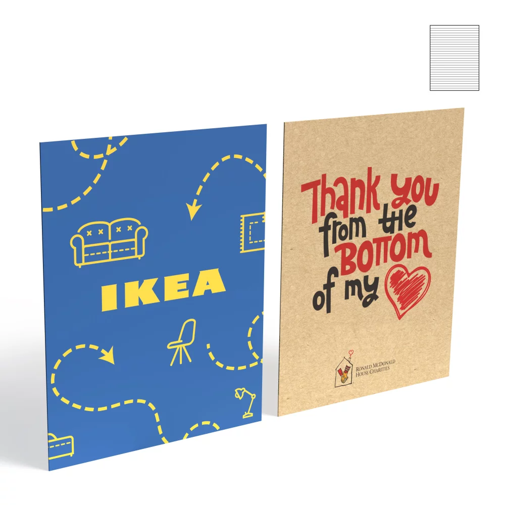 Mighty Perfect Bound Notebook 7" X 9" With 28 Pages
