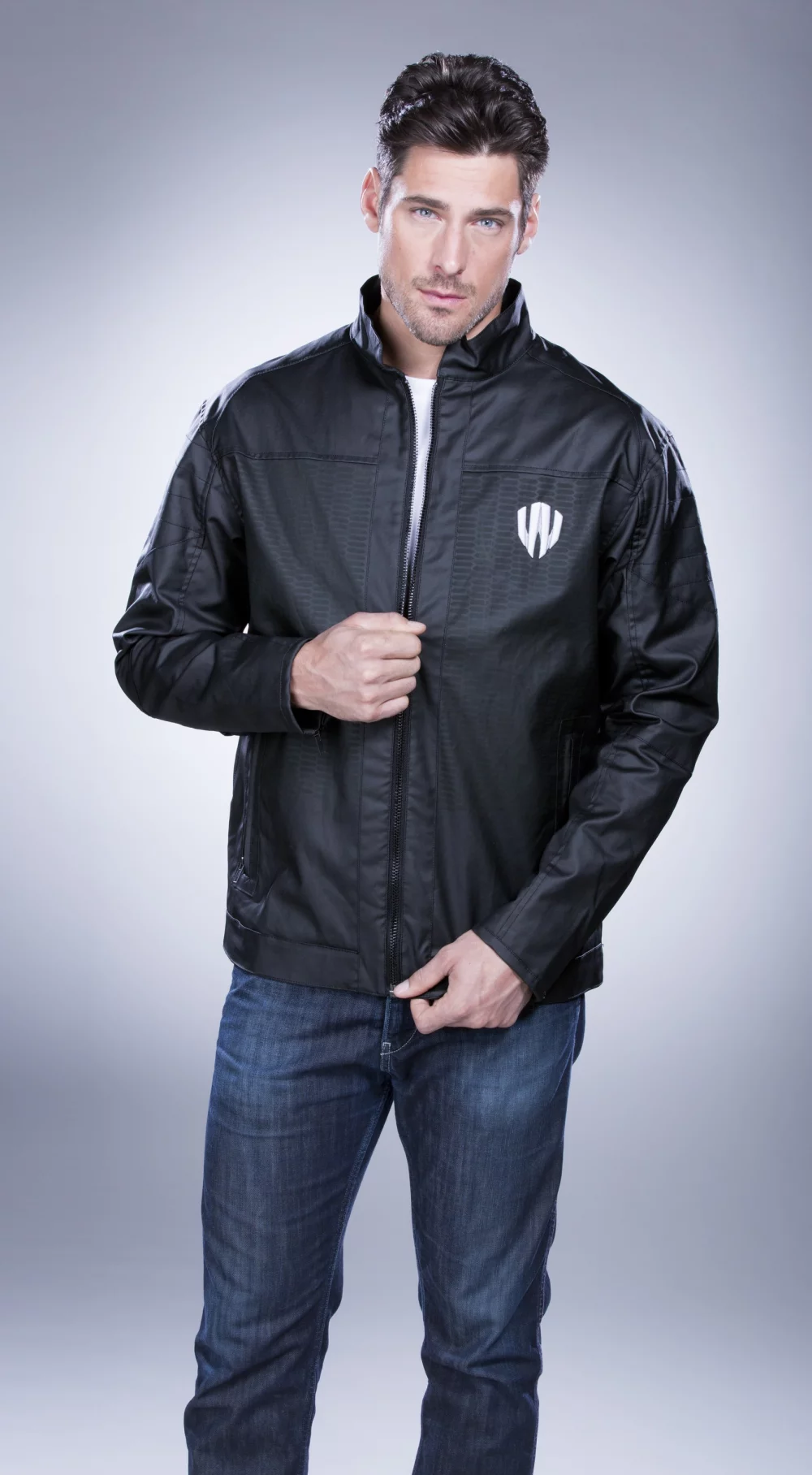 Men's Bologna Biker Look Jacket