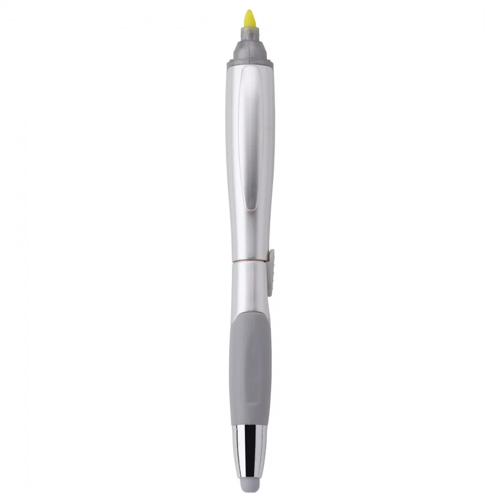 Stylo à bille/surligneur/stylet 3-en-1 Blossom-Stylus