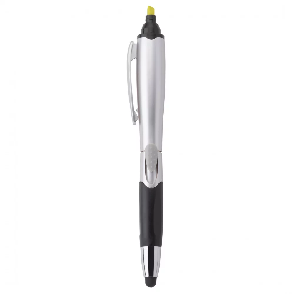 Stylo à bille/surligneur/stylet 3-en-1 Blossom-Stylus