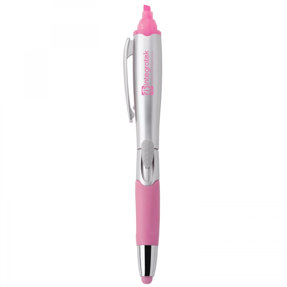 Blossom-Stylus 3-In-1 Ballpoint Pen/Highlighter/Stylus