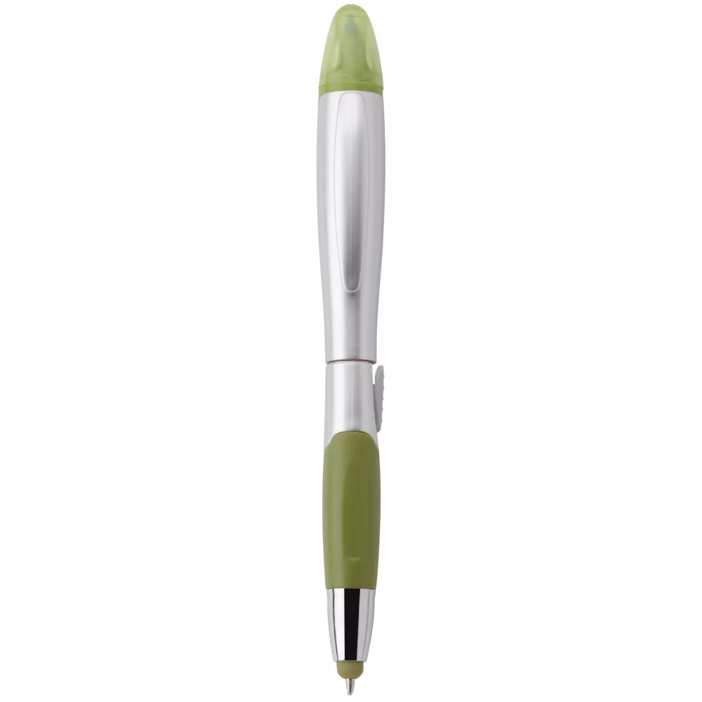 Stylo à bille/surligneur/stylet 3-en-1 Blossom-Stylus