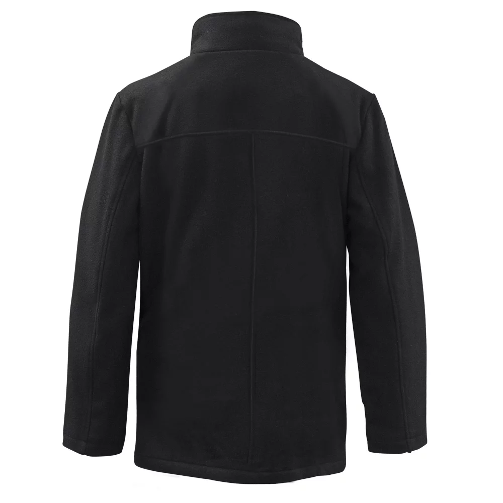 Men's Heavyweight Melton Wool Blend Coat