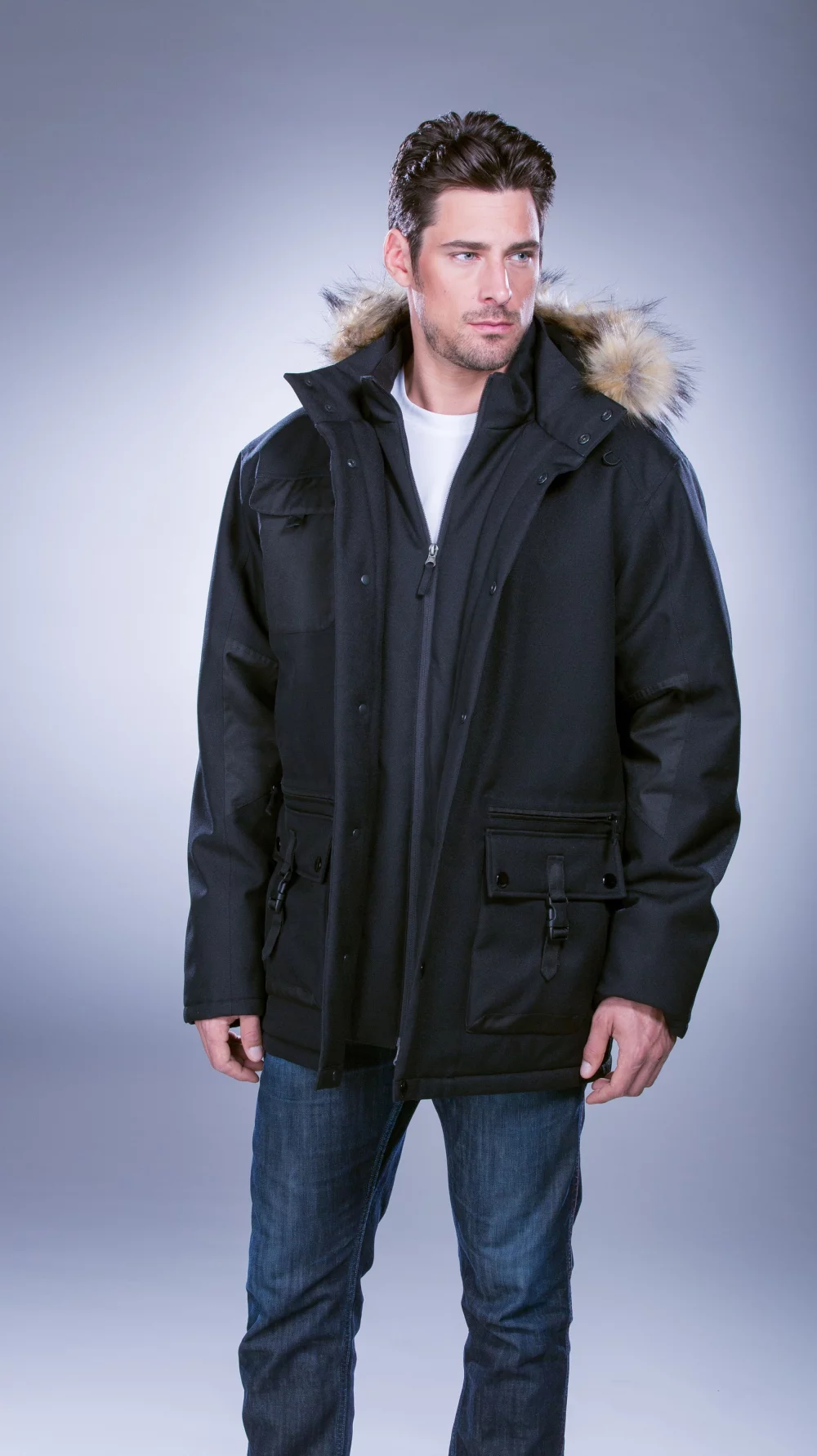 Veste d'hiver pour hommes Rimouski de poids lourd