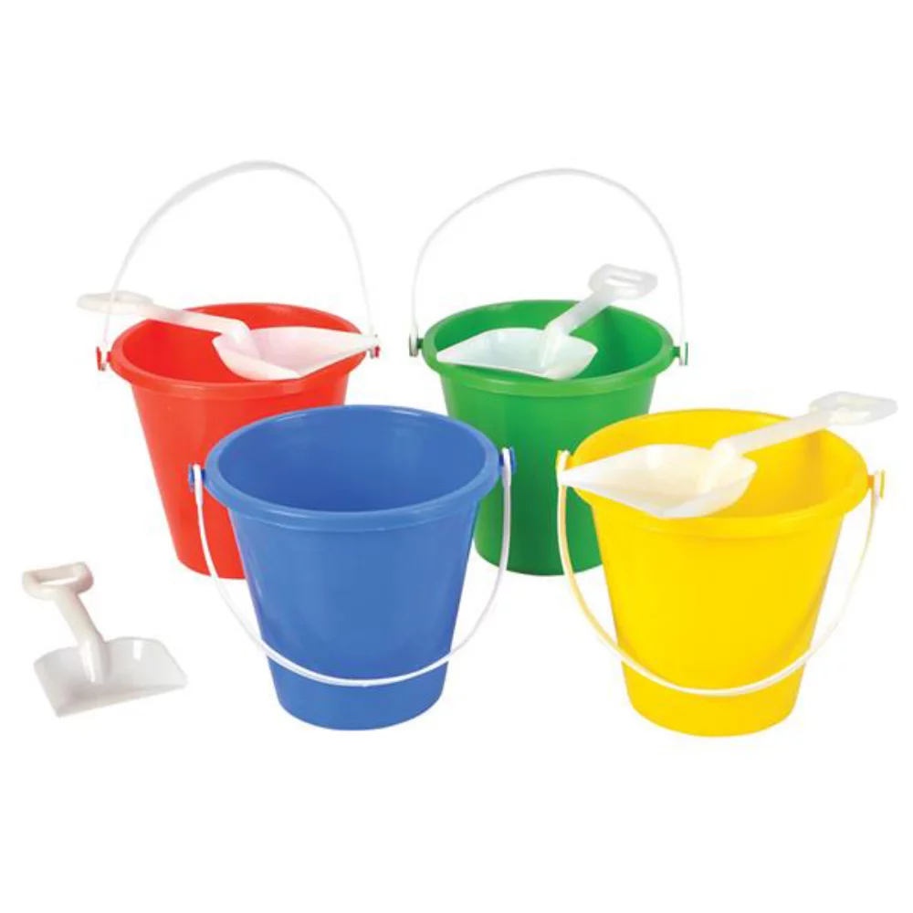 Ensemble de seau et de pelle de plage en plastique de 5 pouces