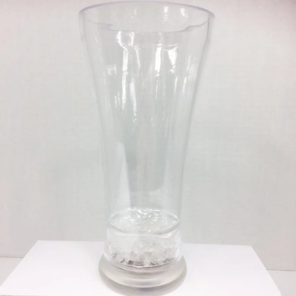 Verre lumineux de 12 oz. et 7 couleurs.