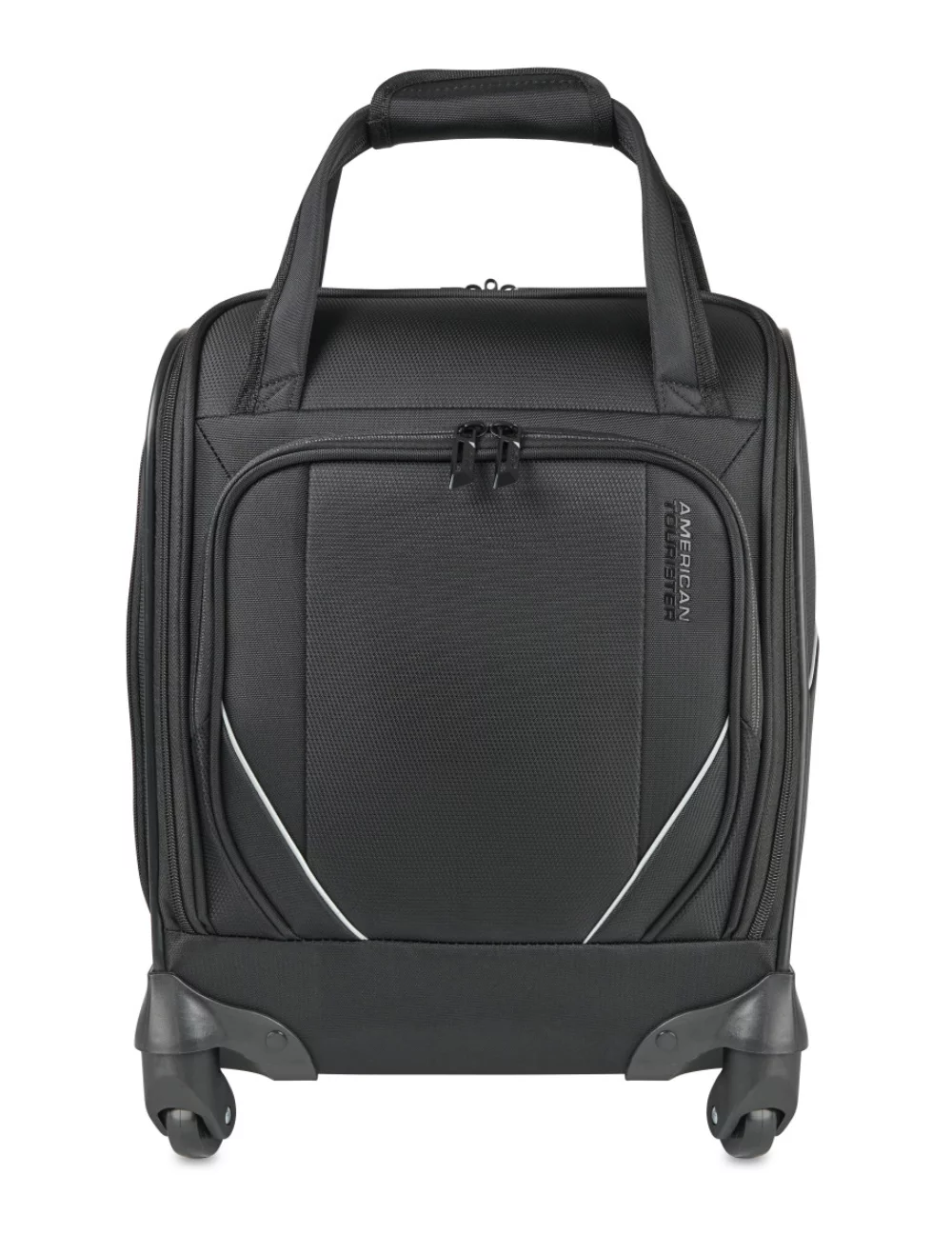 American Tourister® Zoom Turbo Spinner Bagage Cabine Sous-Siège - Noir
