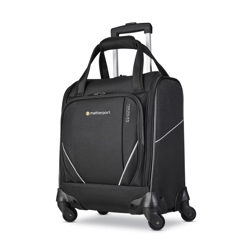 American Tourister® Zoom Turbo Spinner Bagage Cabine Sous-Siège - Noir