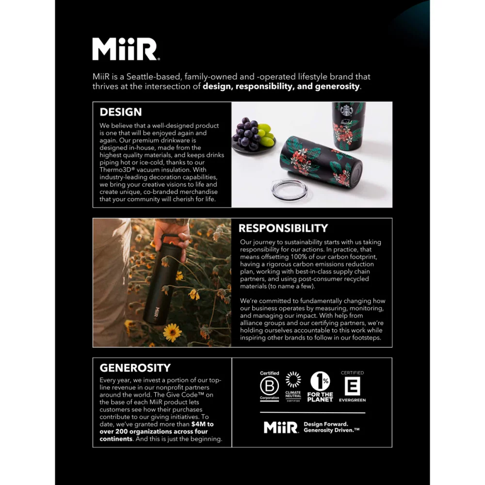 MiiR® Wine Tumbler Gift Set - White Powder