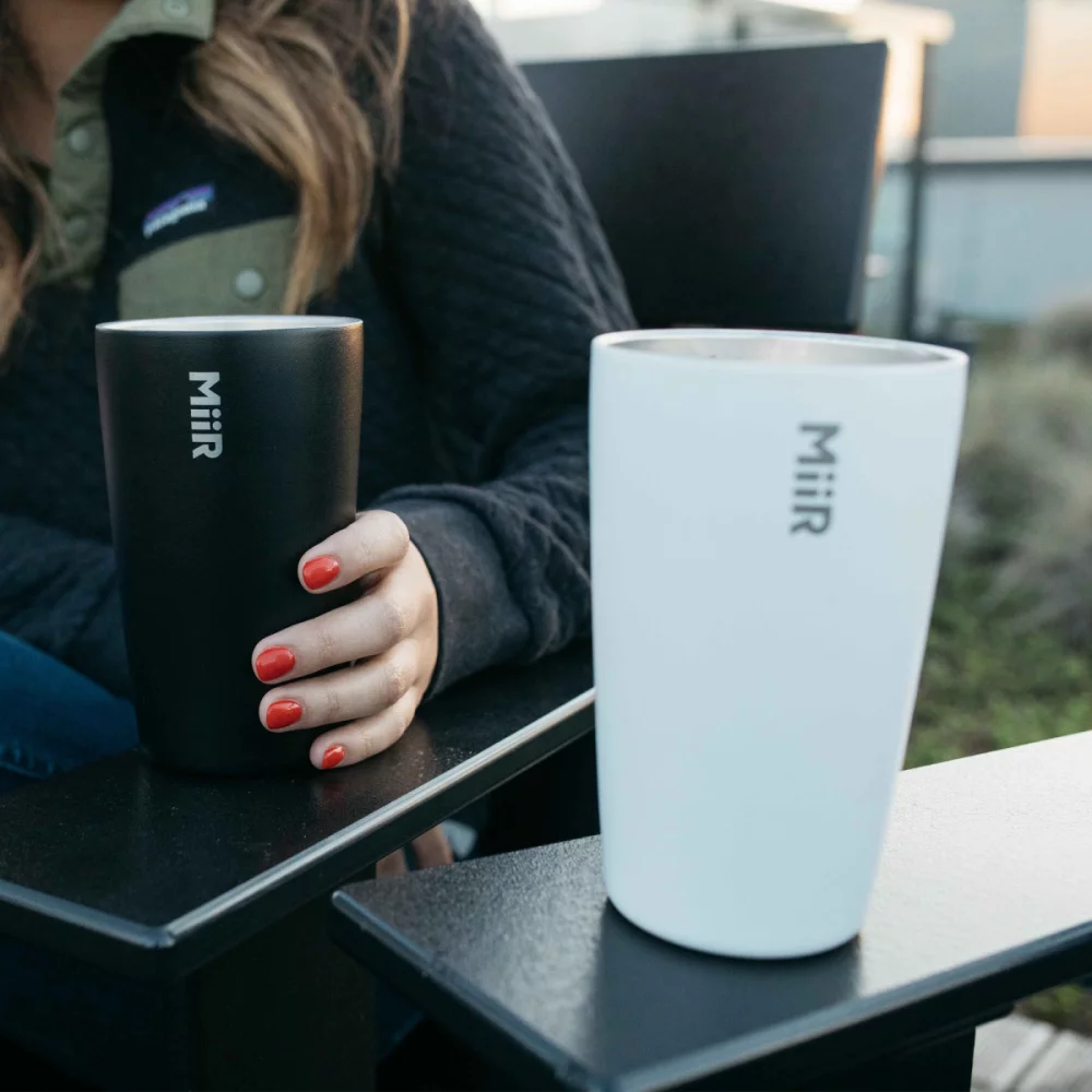 MiiR® Vacuum Insulated Tumbler - 16 Oz. - White Powder