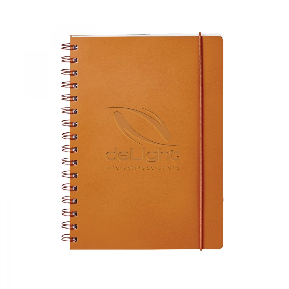 Giuseppe Di Natale Spiral Bound Leather Journal