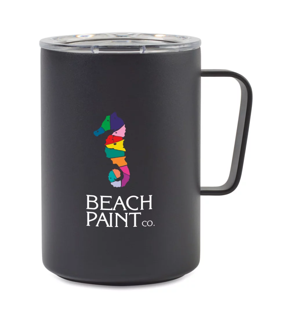 Tasse de camping isolée sous vide MiiR® - 16 oz - Poudre noire