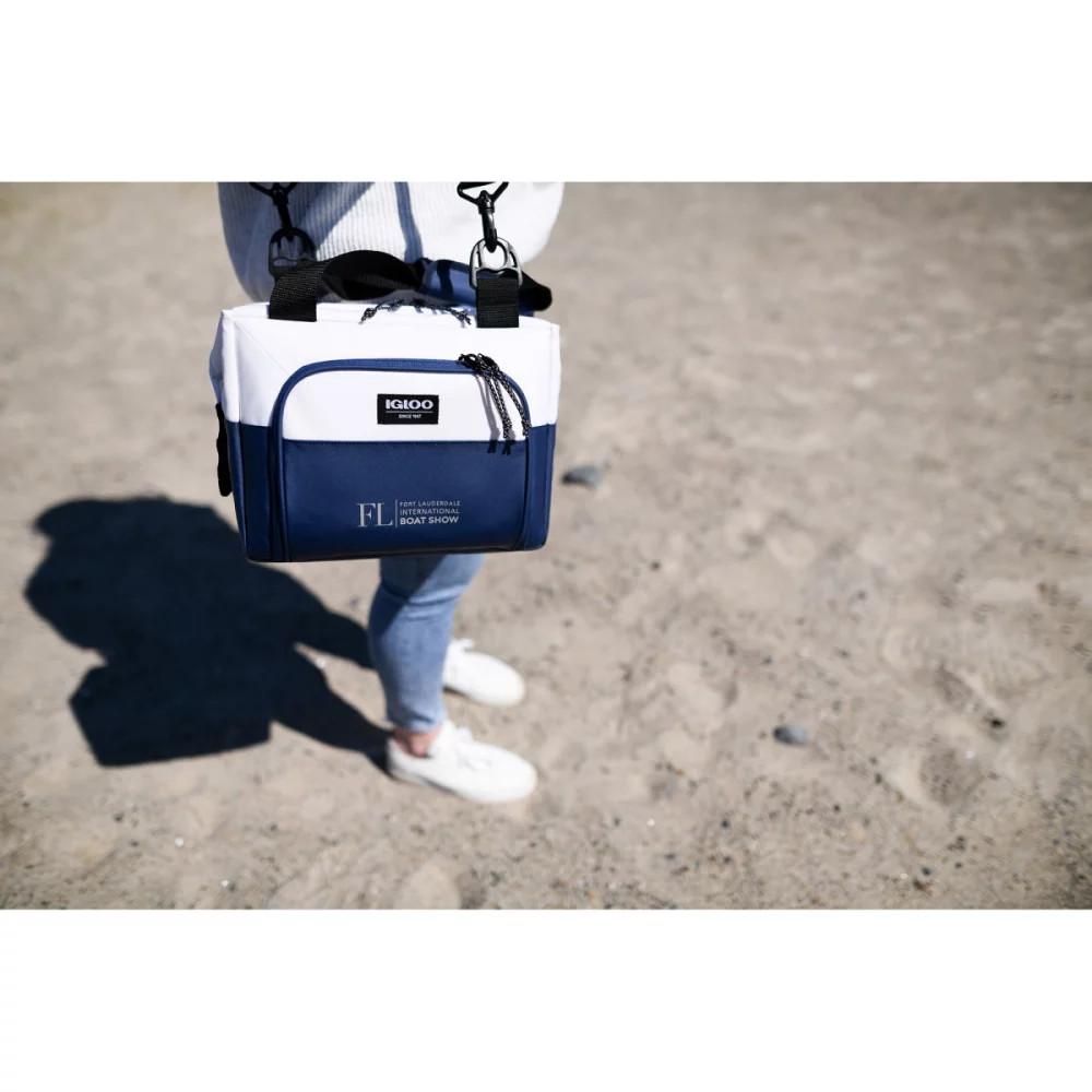 Igloo® Seadrift™ Snap Down 12 Can Cooler - Marine-Blanc