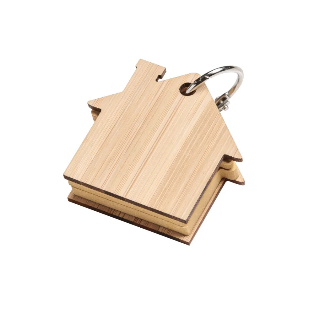 Porte-clés Futuro avec bloc-notes autocollants