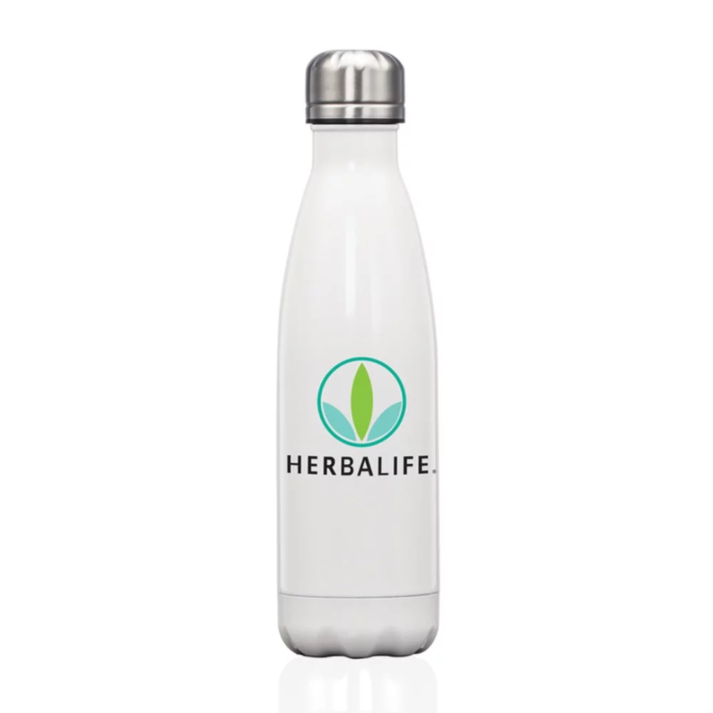 La bouteille d'eau à broche unique - blanche