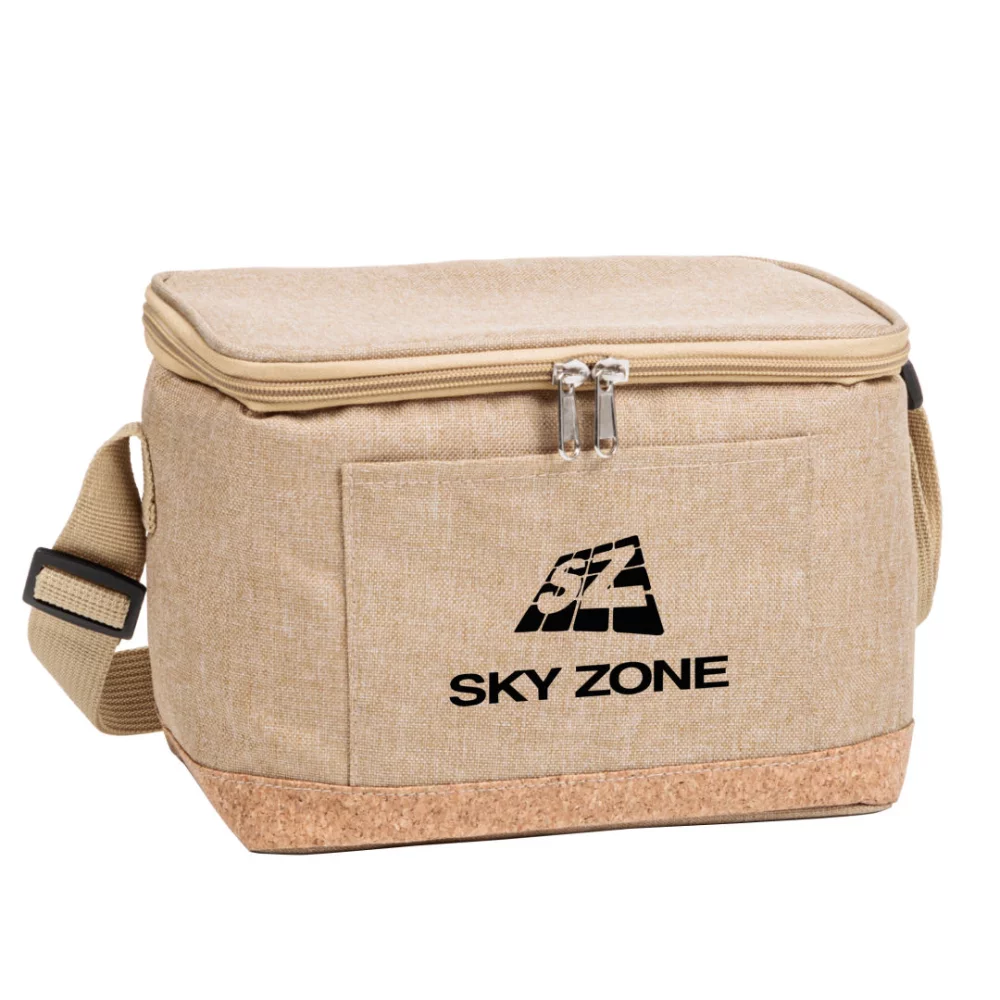 Sac isotherme naturaliste avec fond en liège - beige