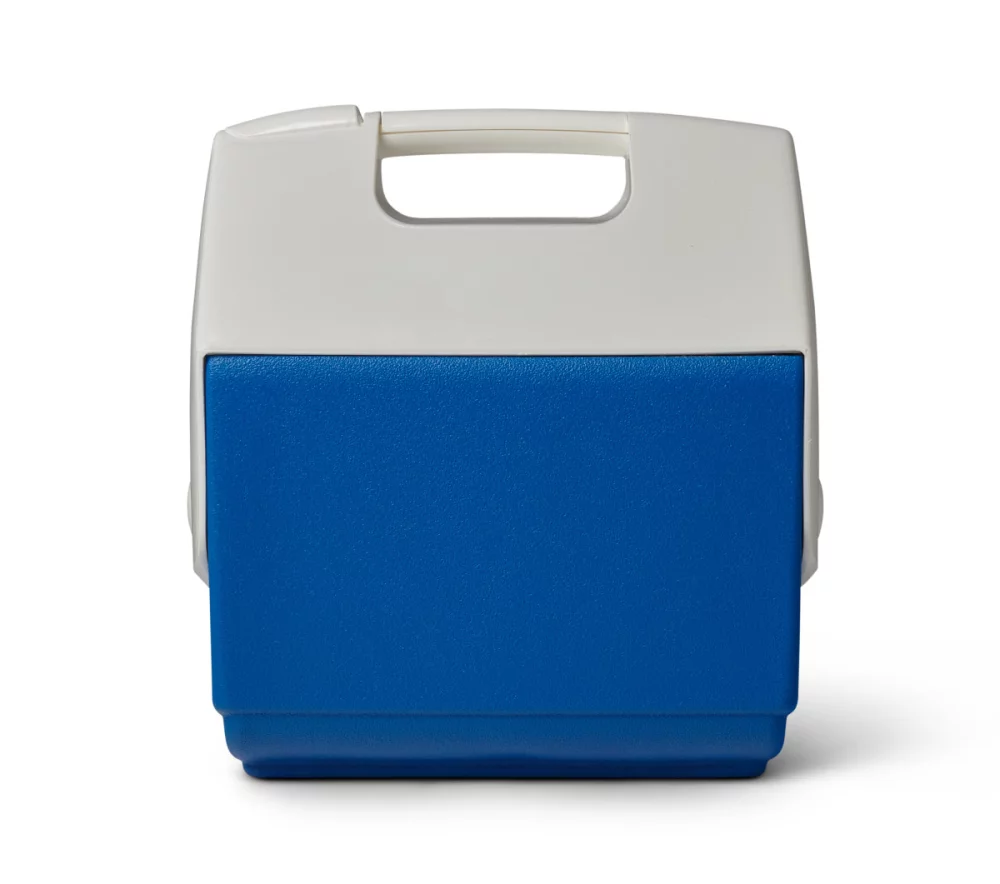 Igloo® Playmate Pal™ 7 Qt Cooler - White-Majestic Blue
